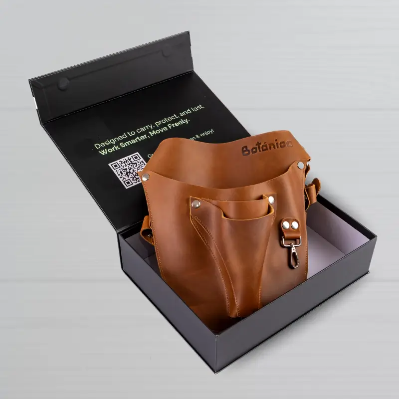 Botanica Garden Tool Belt - Eco-conscious full-grain leather